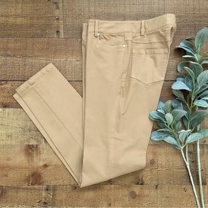 JEANS J McLaughlin Camel Tan Great Stretch + Comfort